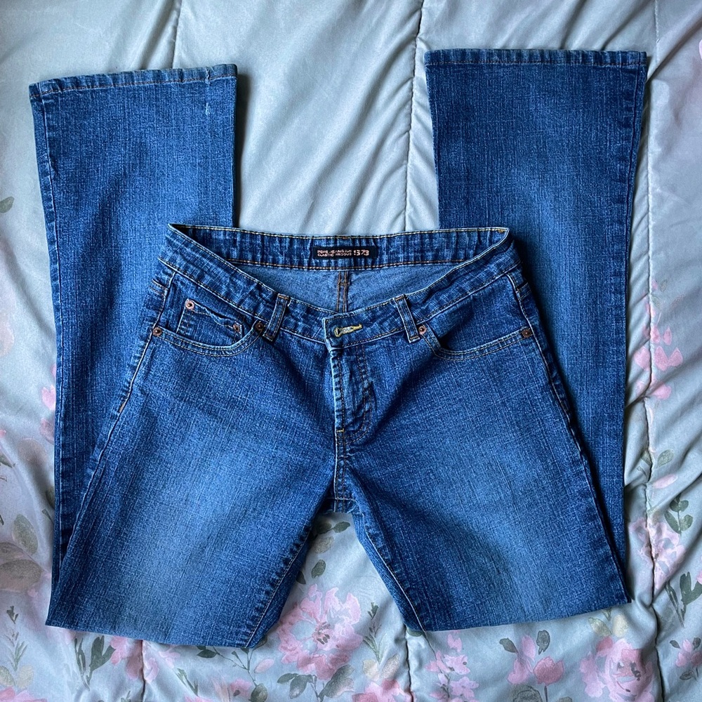 Y2K low rise flare jeans